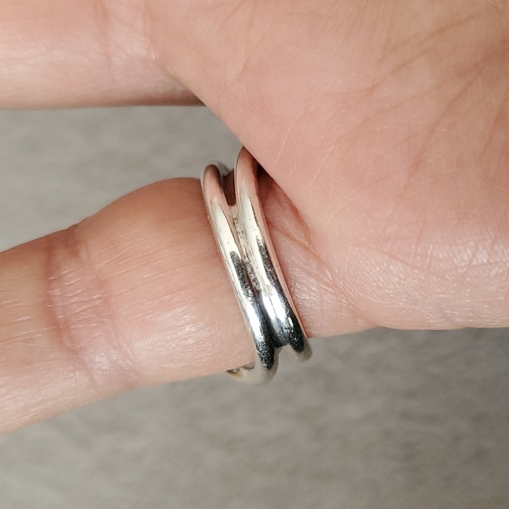 Silver Sphere Ring - image 2